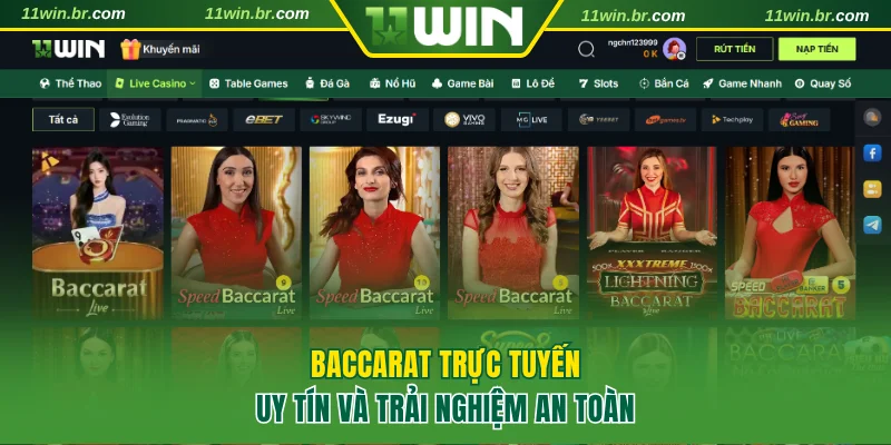 Baccarat trực tuyến uy tín