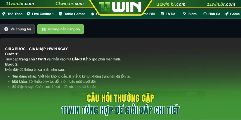 Câu hỏi thường gặp tại nhà cái