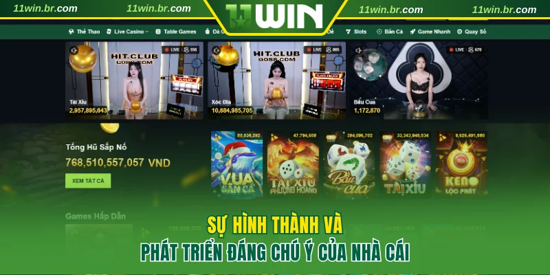 Sự hình thành và phát triển đáng chú ý của nhà cái